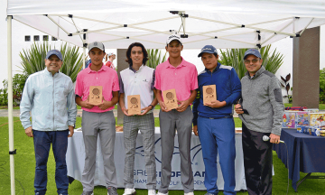 Celebran torneo de golf