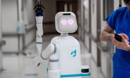 Moxi, el robot que ayuda a las enfermeras