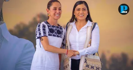Claudia Rivera destaca econom&iacute;a y seguridad tras informe de Sheinbaum
