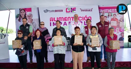 DIF Puebla entrega 12 mil 585 despensas en San Felipe Hueyotlipan