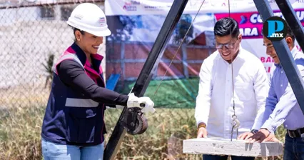 Construyen barda perimetral para reforzar seguridad en preescolar de San Andr&eacute;s Cholula