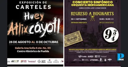 Puebla tendr&aacute; conciertos, cine y actividades culturales este fin de semana