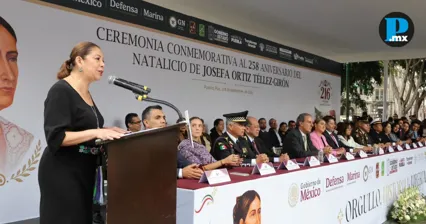 Puebla conmemora 258 aniversario del natalicio de Josefa Ortiz T&eacute;llez-Gir&oacute;n