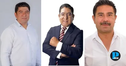 El Congreso de Puebla aval&oacute; la designaci&oacute;n de Ciro Gavil&aacute;n Dom&iacute;nguez (izquierda), Ra&uacute;l Pineda Raygoza (centro) y Eduardo V&aacute;zquez M&aacute;rquez (derecha)