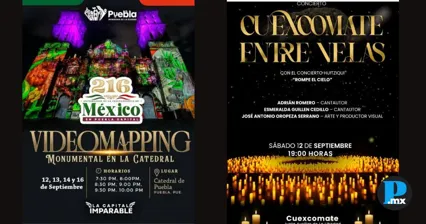 Puebla tendr&aacute; conciertos, teatro y videomapping por Fiestas Patrias
