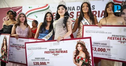 Melany Rosas es elegida Reina de las Fiestas Patrias 2026 de Cuautlancingo