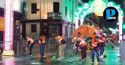Activa OOSL operativo especial de recolecci&oacute;n en el Centro Hist&oacute;rico tras festejos patrios