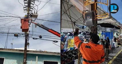 San Pedro Cholula realiza 83 intervenciones en su red de alumbrado p&uacute;blico