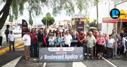 Rehabilitan bulevar Apulco; obra beneficia a m&aacute;s de 25 mil habitantes de Amalucan