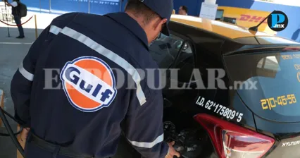 GULF de Coronango vende di&eacute;sel a 27.99 pesos por litro
