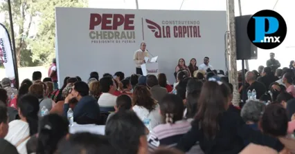 Puebla Capital refuerza infraestructura vial y seguridad en la junta auxiliar de San Jer&oacute;nimo Caleras