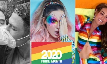 Así festejaron famosos el Pride 2020