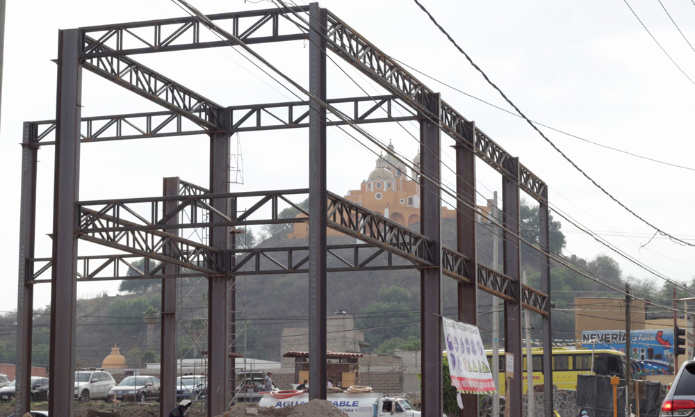 San Andrés Cholula descuida la seguridad en obras