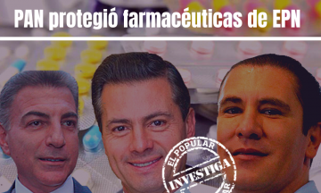 Arropan gobiernos del PAN a farmacéuticas consentidas de Peña