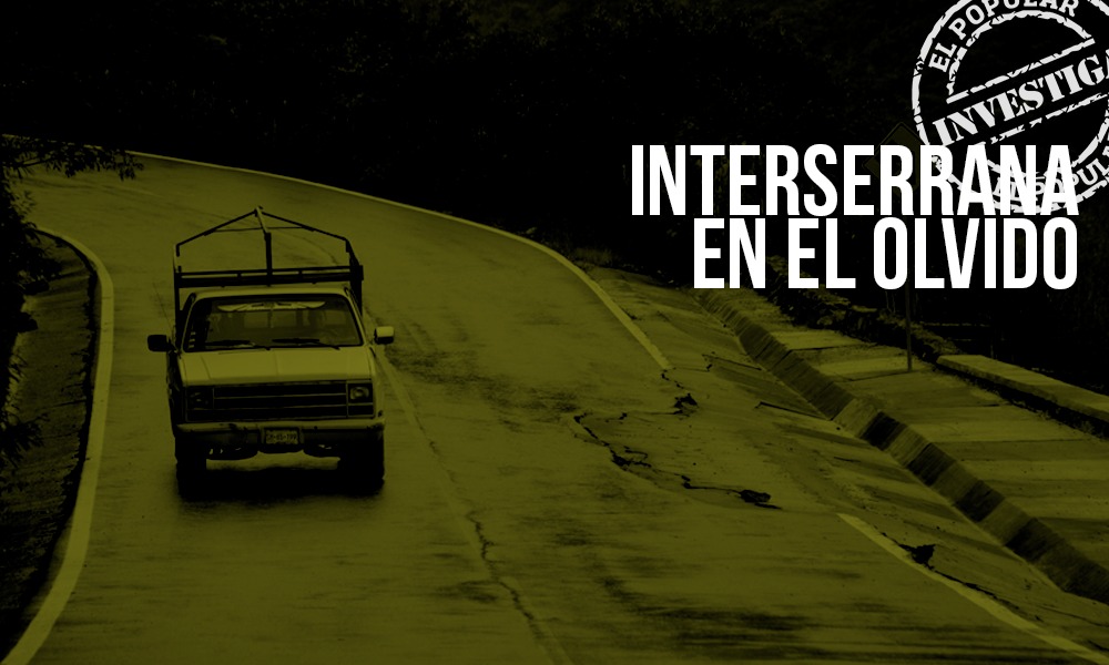 Gastan millones en la pista Interserrana… ¡Y no queda!