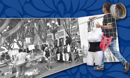 ¿De dónde viene el problema del comercio informal en la ciudad de Puebla?