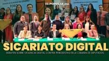 Carolina Fernández Galindo expone casos de 'Sicariato Digital' en la Cámara de Diputados