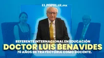 Puebla reconoce labor de profesor Luis Benavides