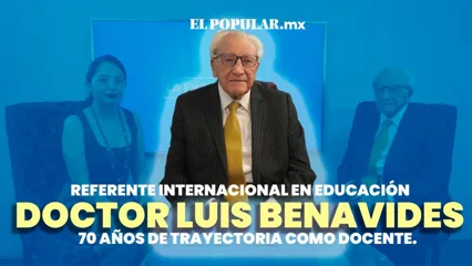 Puebla reconoce labor de profesor Luis Benavides