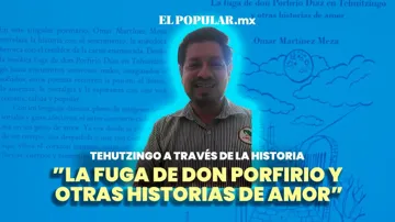 Omar Martínez presenta La Fuga de Don Porfirio en Tehuitzingo