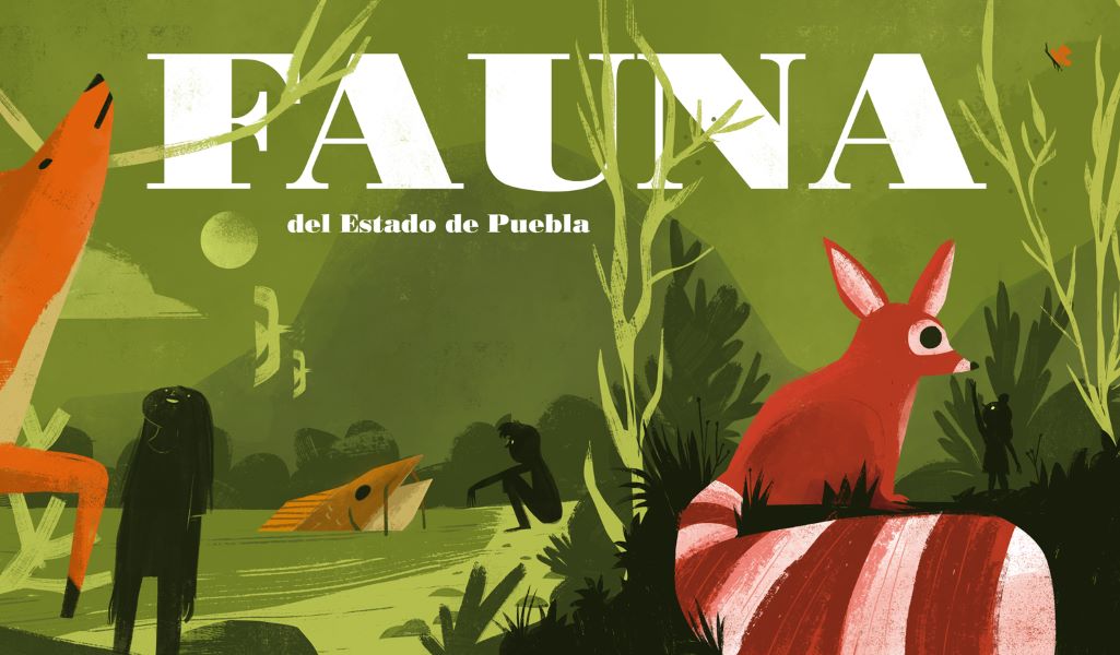 Fauna del Estado de Puebla narrada por niñas y niños. Ilustraciones de David Espinosa “El Dee”