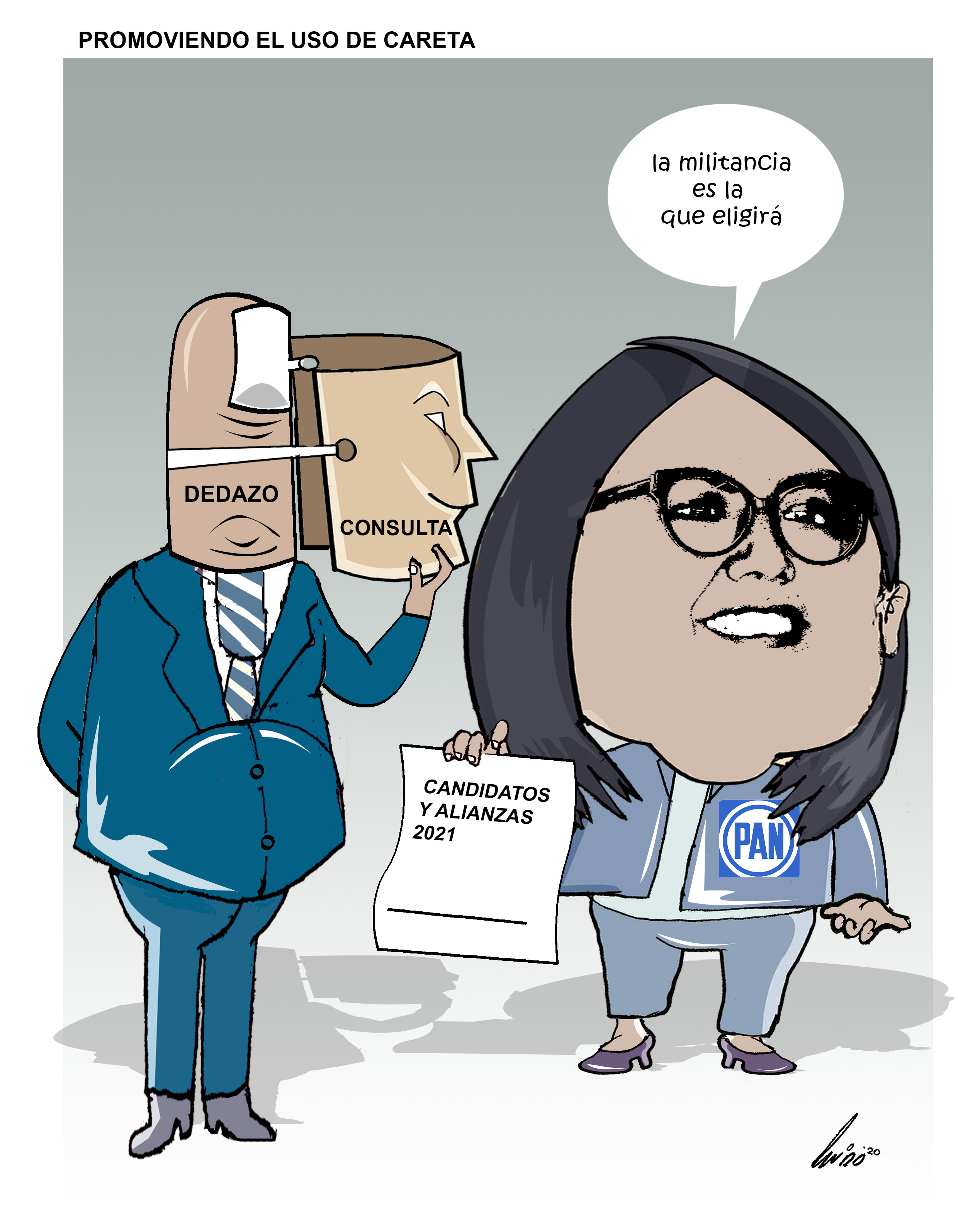 Promoviendo el uso de careta