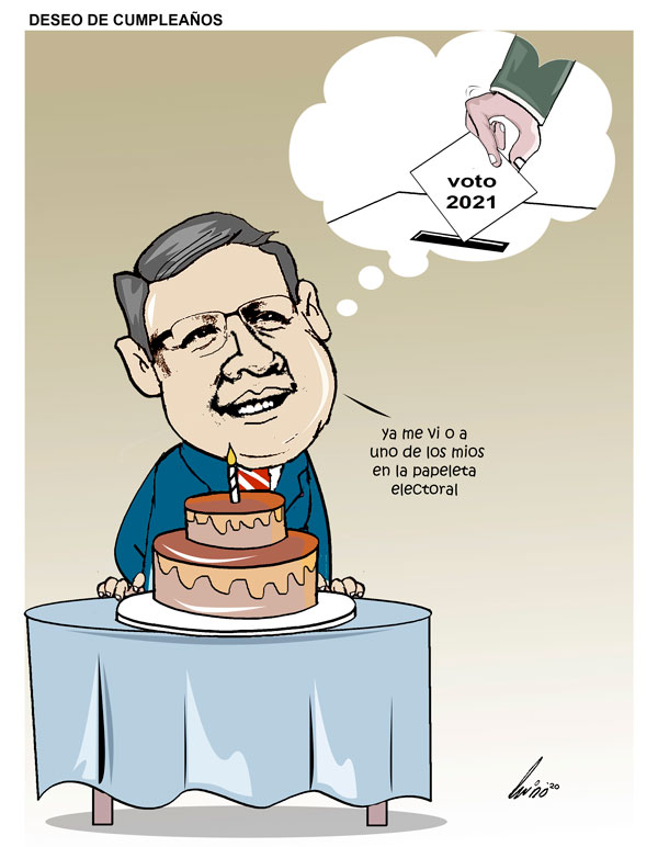 Cartón del 20 de agosto