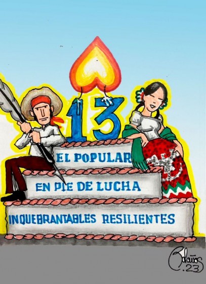 Celebrando 13 años en pie de lucha