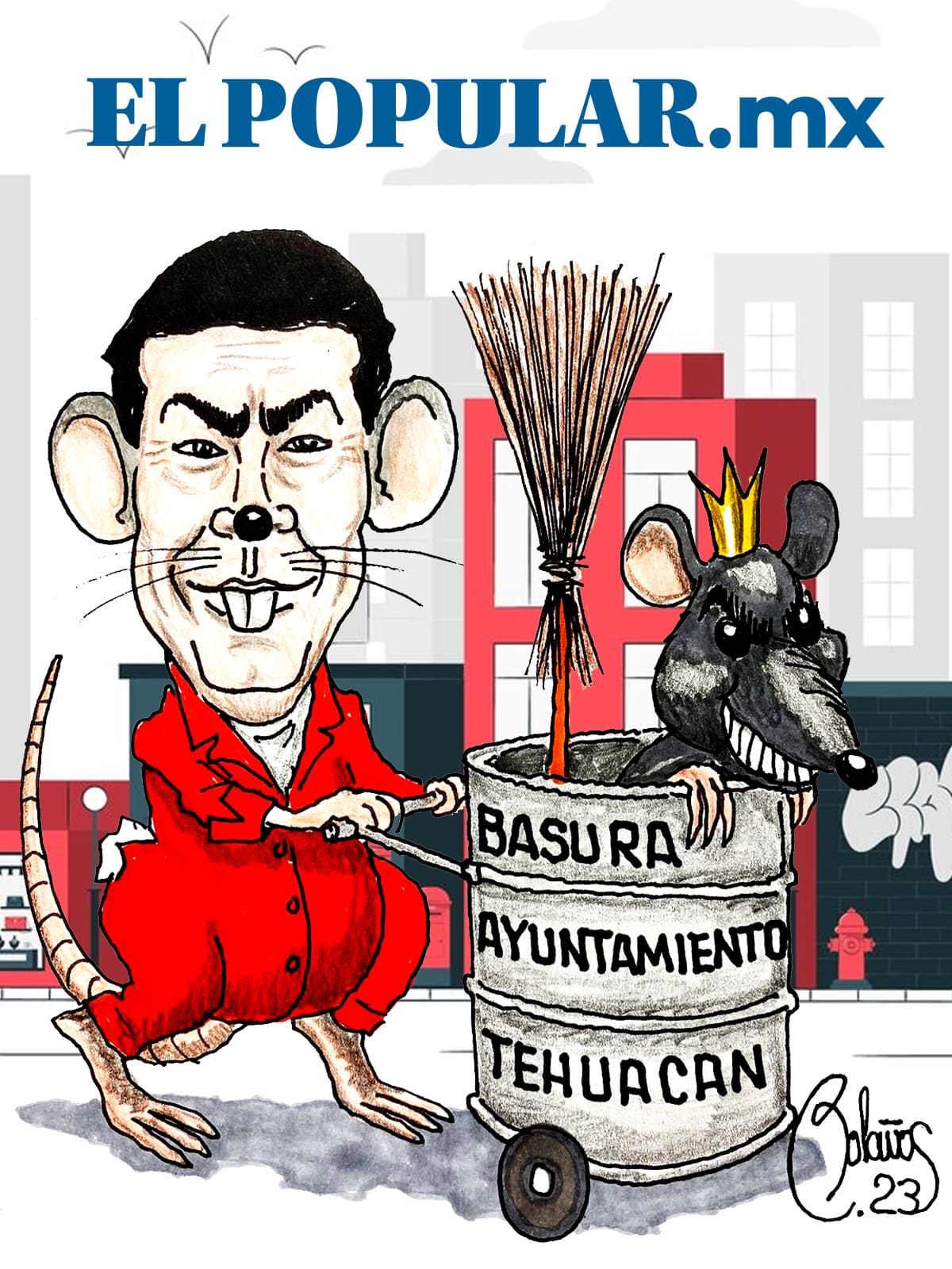 ¡Las ratas se apoderan de Tehuacán! Y no, no están aquí por una fiesta de queso, más bien por toda la contaminación provocada por la basura en parques y calles.