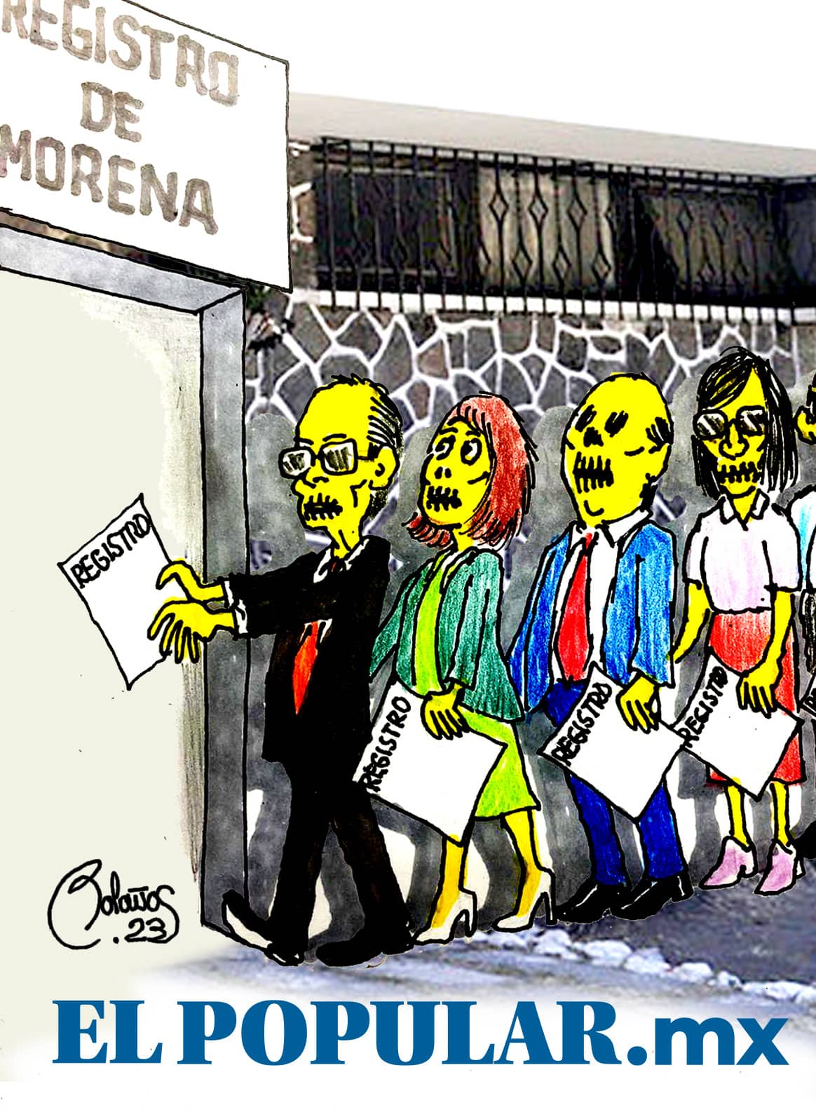 Tormenta de aspirantes en MORENA 