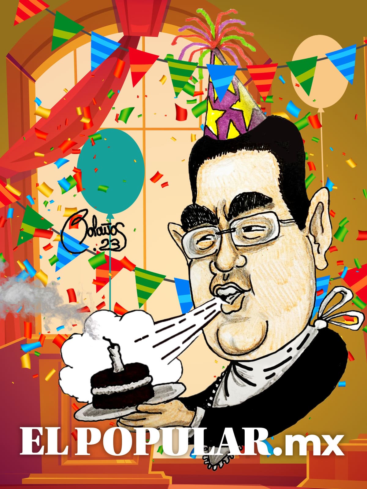 ¡Sergio Salomon está celebrando su primer año como gobernador! 