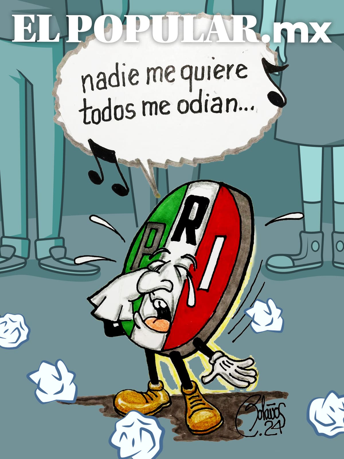 ¡PRI de Puebla, te quedaste, solo, solin, solito! 