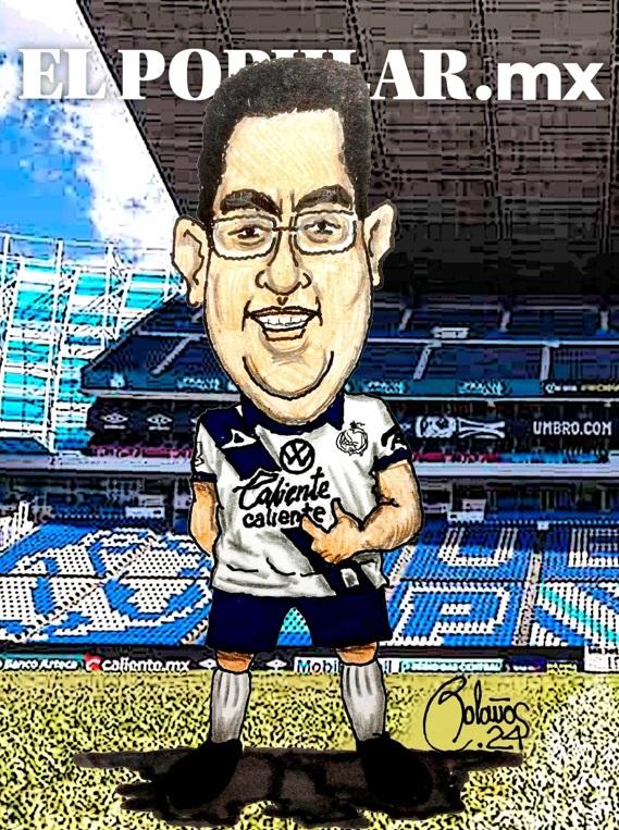 Sergio Salomón y el futbol: Club Puebla