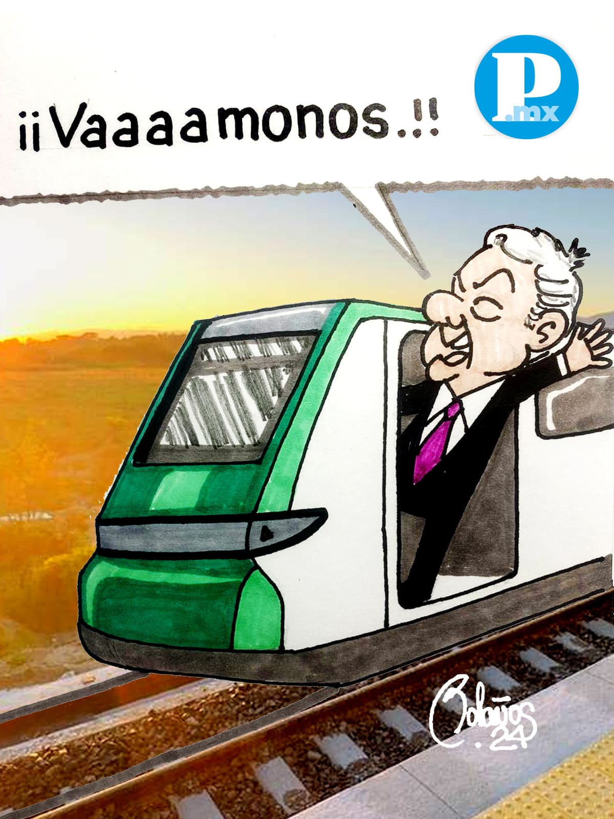AMLO y su tren Maya-Tour 