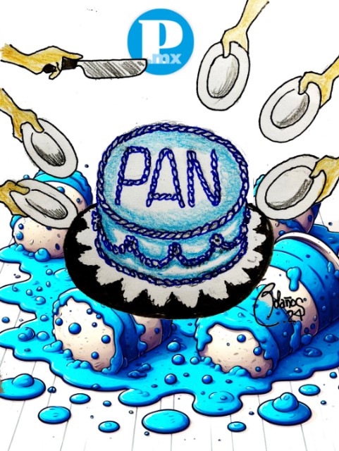 ¡A ver de a cómo les toca!  Tras la derrota del 2 de junio, en el PAN Puebla se están peleando por las rebanadas del pastel. ¿A quién le tocará la tajada más grande? ¡Que comiencen los juegos del hambre!