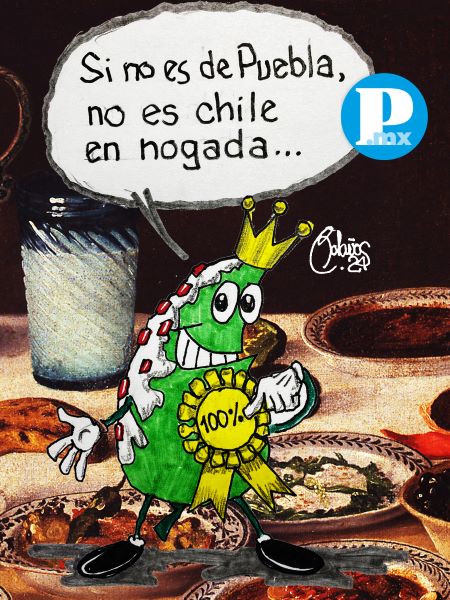 Al Chile…  en Nogada le dan certificación y registro de marca “Orgullo de Puebla”  ¡Delicioso!