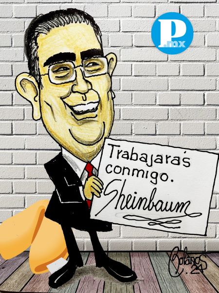 ¡Ganando como siempre! Al gobernador Sergio Salomón le tocó una buena galleta de la fortuna... que más bien es el pase para integrarse al equipo de Claudia Sheinbaum.