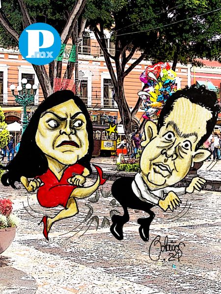 ¡Se le fue sin piedad! Claudia Rivera Vivanco aprovechó para soltarle más "patadas" a Rueda al acusarlo de extorsión y misoginia cuando era alcaldesa de Puebla