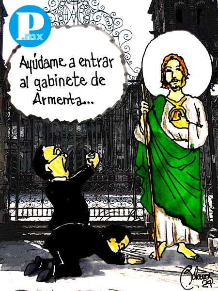 ¡Hazme la buena! Todos andan poniendo a San Juditas de cabeza a ver si les hace el milagrito de entrar al equipo guinda con Armenta