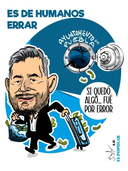 El edil panista Adán Domínguez asegura que deja dinero para su sucesor…. Pero quizá no lo que correspondía. 
