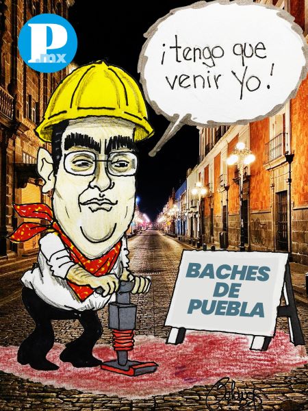 Sergio Salomón llega al rescate y se pone a bachear lo que en teoría le toca a Adán Domínguez 