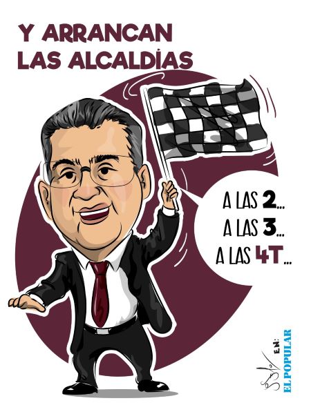 El gobernador Sergio Salomon dio el banderazo de arranque de las nuevas alcaldías en varios municipios de Puebla. 