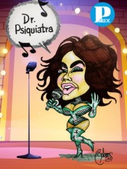 Gloria Trevi vino a Puebla a cantar la del Doctor Psiquiatra