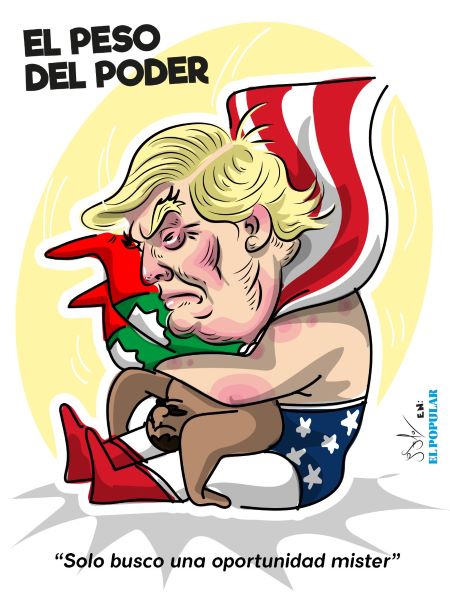 El presidente de Estados Unidos, Donald Trump...