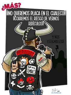 ¡Motociclistas unidos,  jamás serán vencidos!