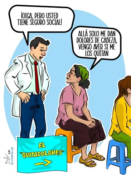 "El quitadolores" ya les quitó la chamba a los del IMSS...