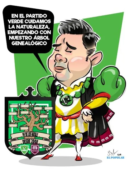 En el Partido Verde de Puebla, la reforestación es familiar