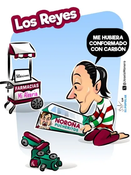 Se port&oacute; bien todo el a&ntilde;o, pero los Reyes fueron muy estrictos con Claudia Sheinbaum