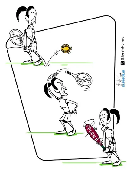 En la cancha de la reforma electoral, la presidenta  Claudia Sheinbaum saca sus mejores reveses