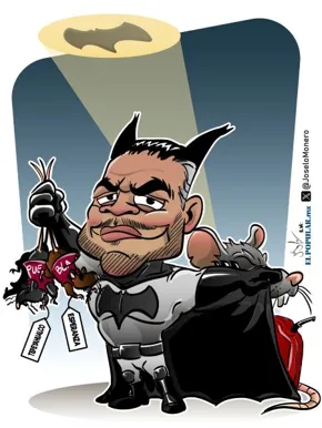 Directo desde Ciudad G&oacute;tica para Puebla: el caballero de la noche, Omar Garc&iacute;a Harfuch